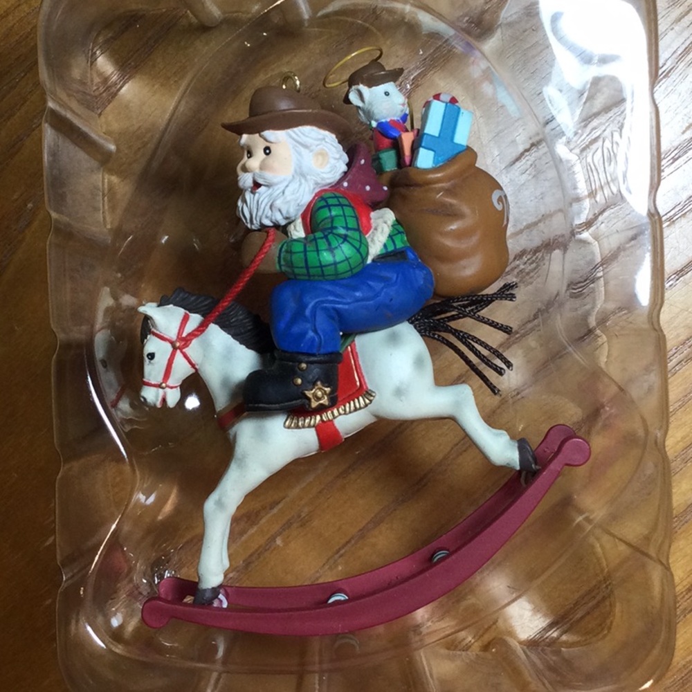Vintage Enesco Rockin' Ranger Christmas Ornament